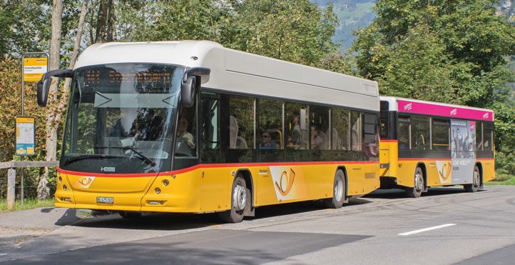 Postauto Buszüge TIR transNews