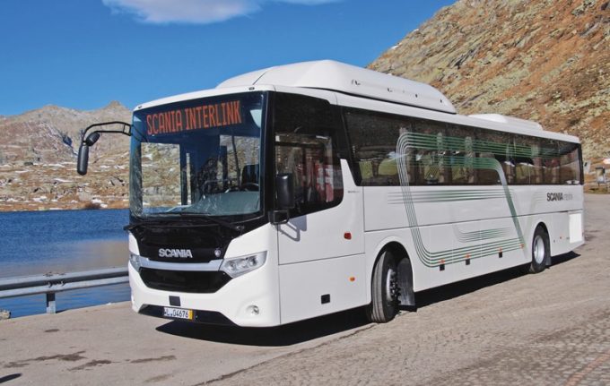 Der Scania Interlink CNG 