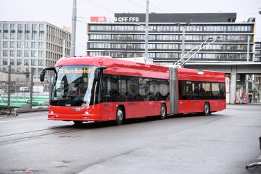 Hess-Gelenktrolley­busse Trolleybusse Bernmobil TIR transNews