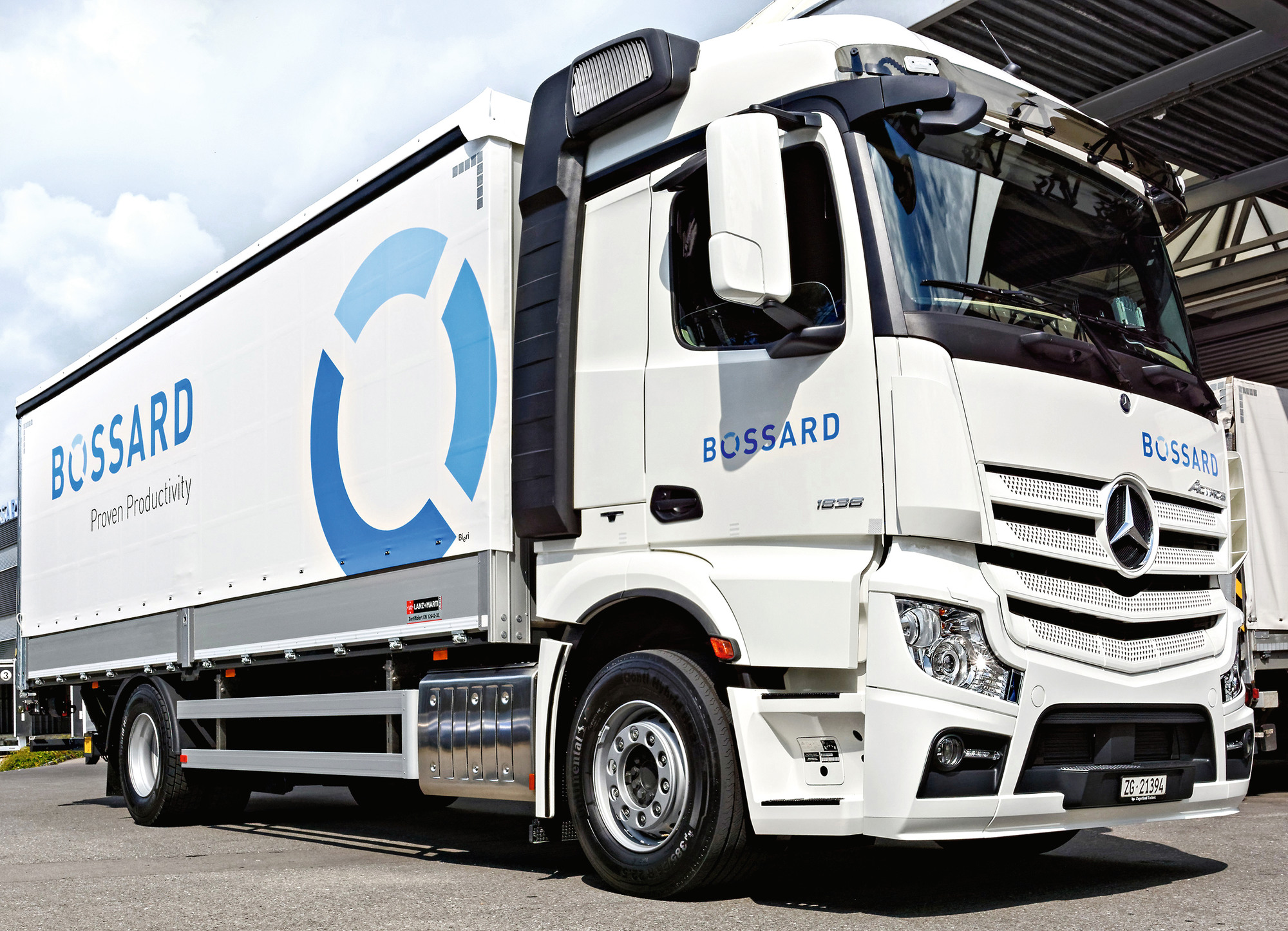 Mercedes-Benz Actros Bossard TIR transNews