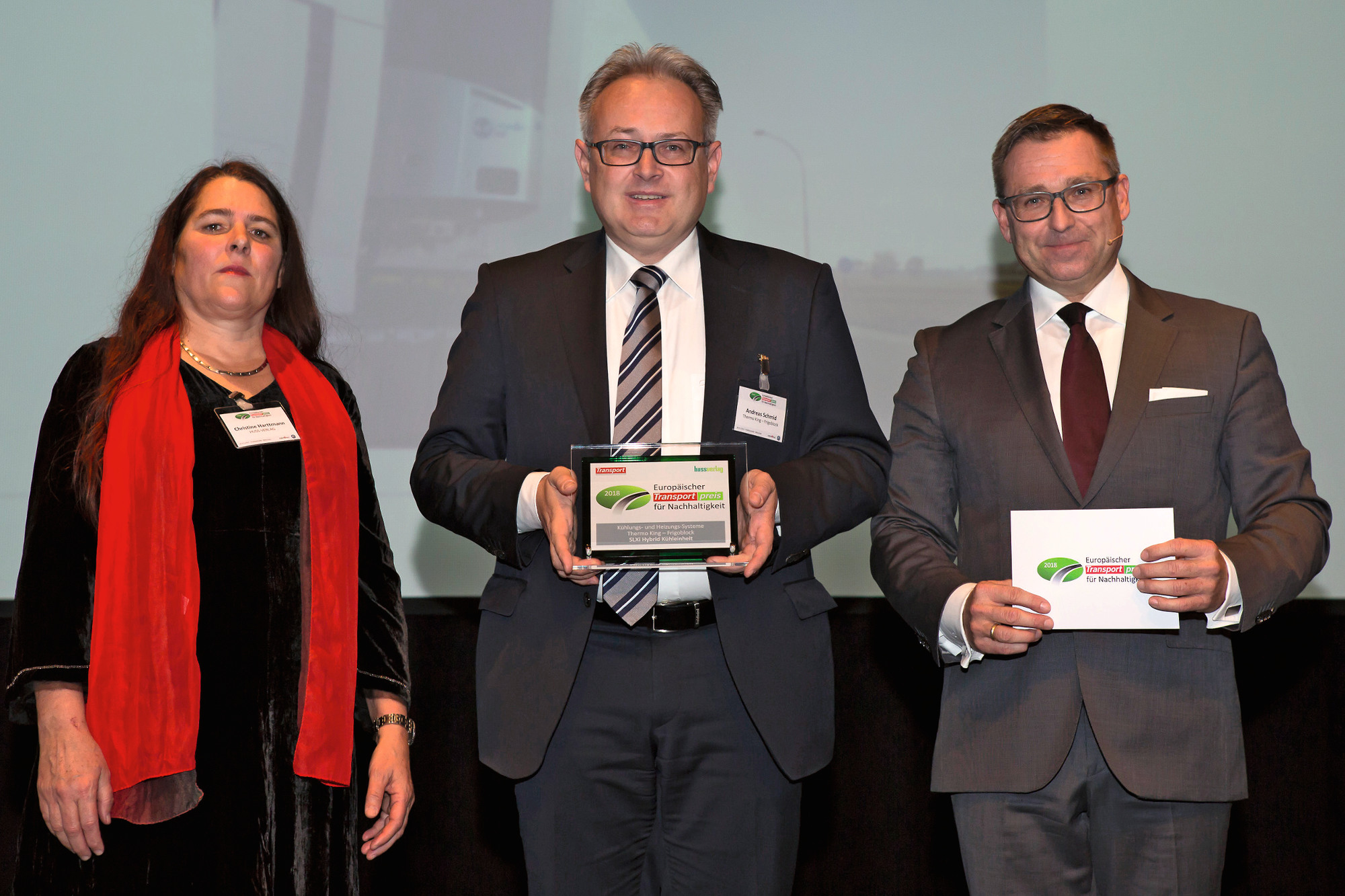 Andreas Schmid Thermo King Frigoblock Transportpreis Christine Hartmann Bernd Brandenburg TIR transNews