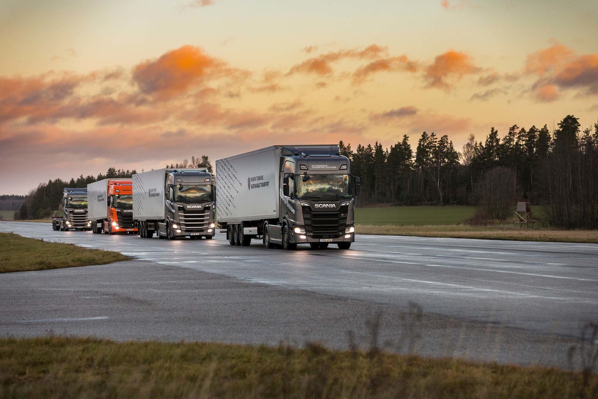 Scania Ahola Transport Platooning TIR transNews