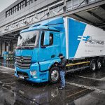 Mercedes-Benz eActros Praxis-Erprobung TIR transNews