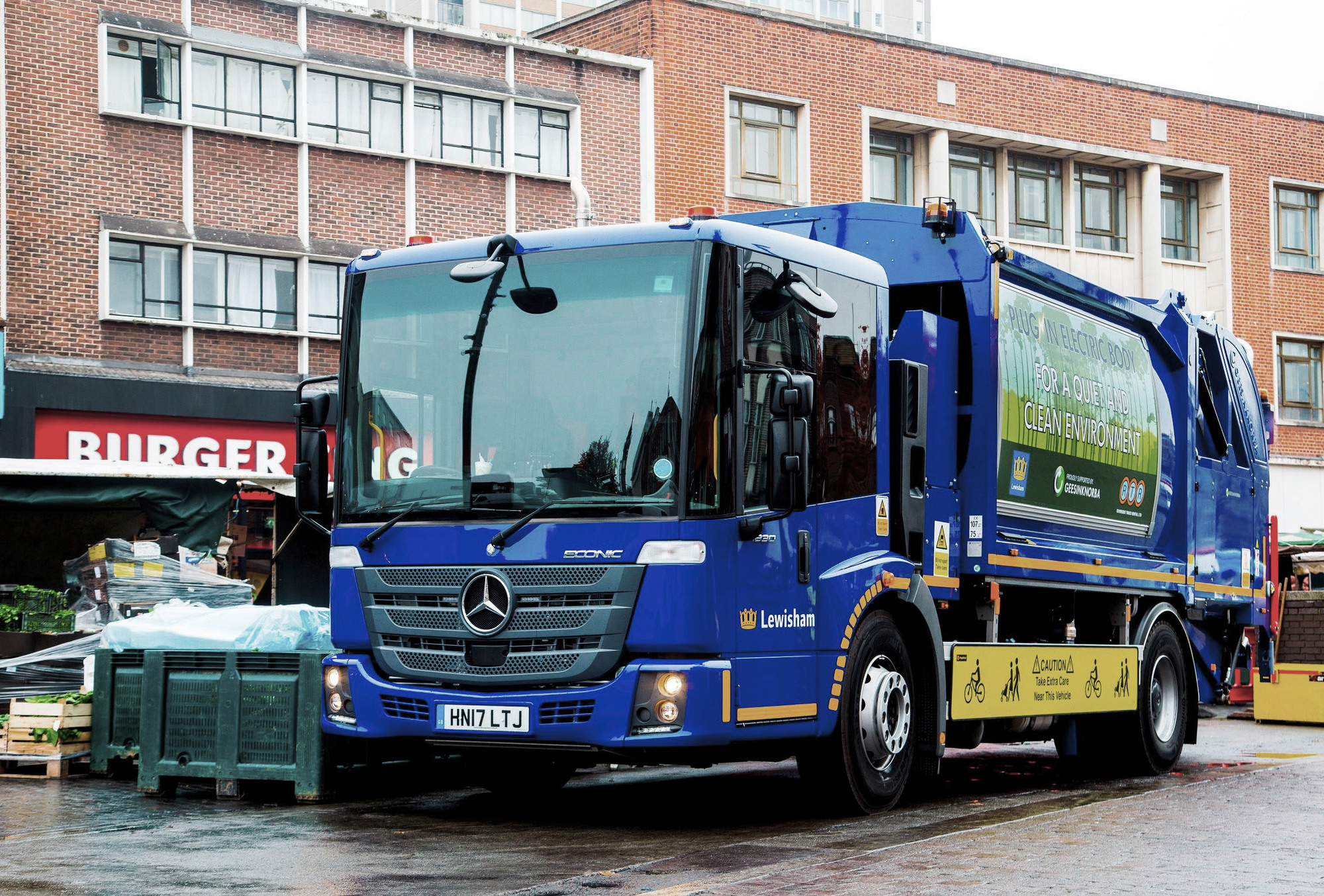 Mercedes-Benz Econic Abbiegeassistent ABA3 TIR transNews