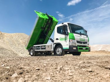 Der neue Fuso Canter Duonic der Oswald Gartenbau AG.o Canter Duonic der Oswald Gartenbau AG.