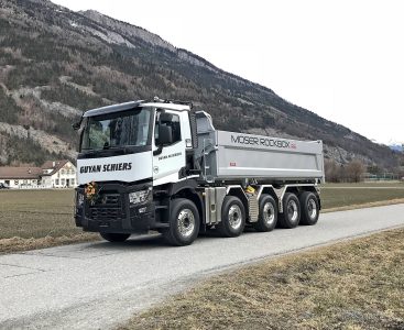 Renault Trucks C520 P10×4 Chr. Guyan AG TIR transNews