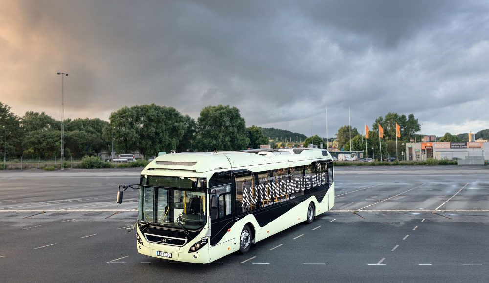 Bus-Prototyp der Volvo Bus Corporation TIR transNews