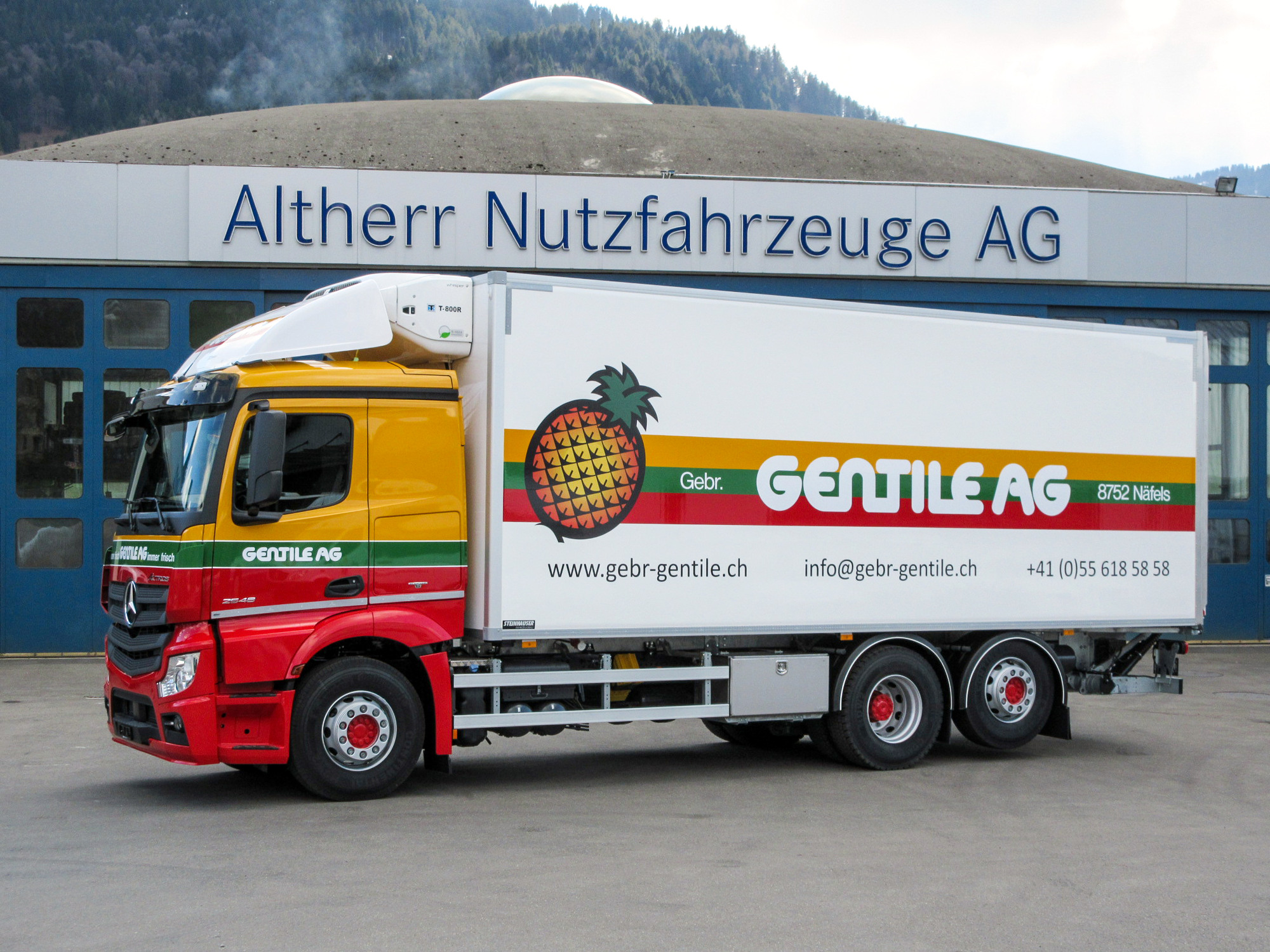 Mercedes-Benz Actros Gebr. Gentile AG TIR transNews