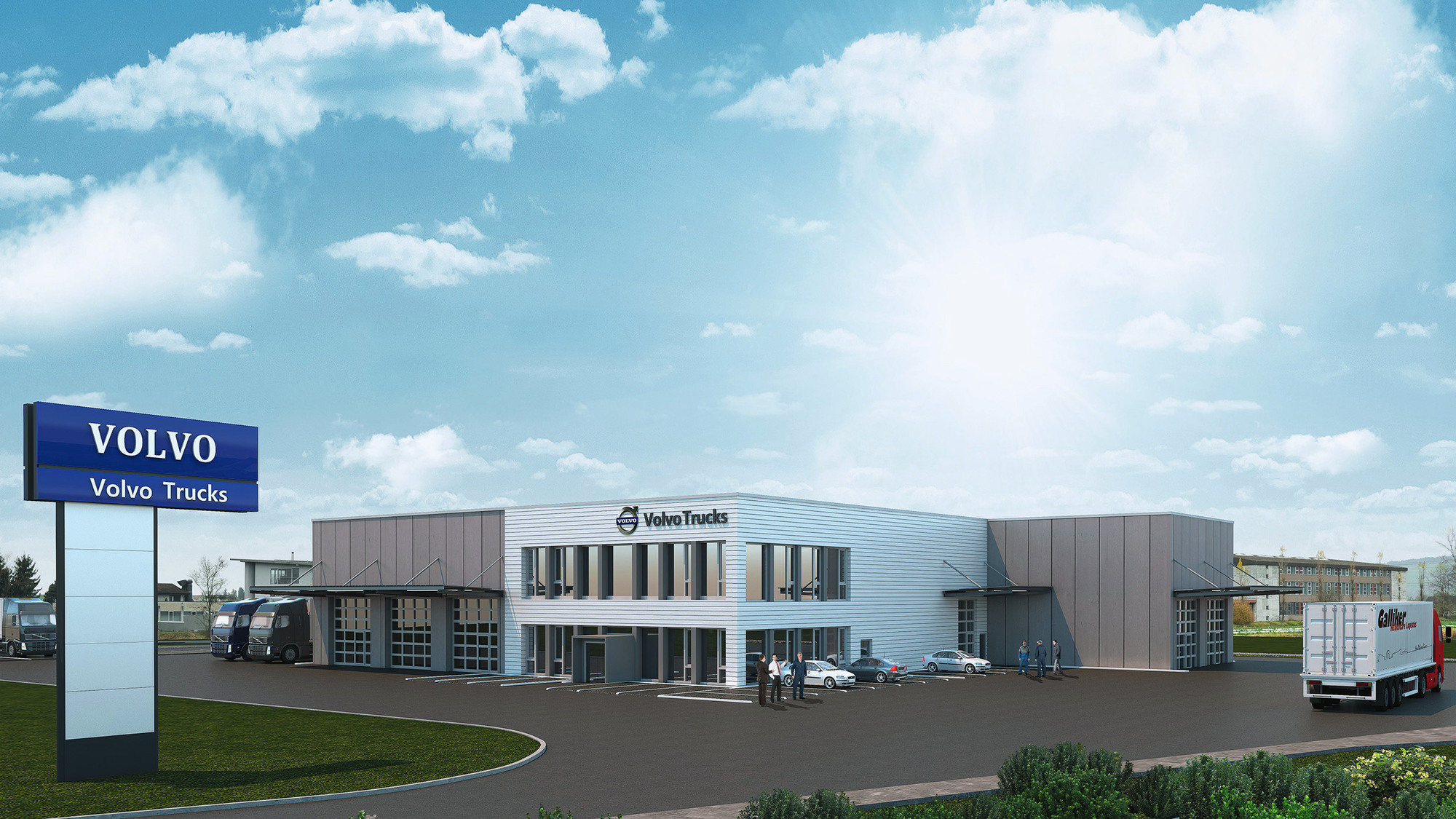 Volvo Truck Center in Inwil TIR transNews