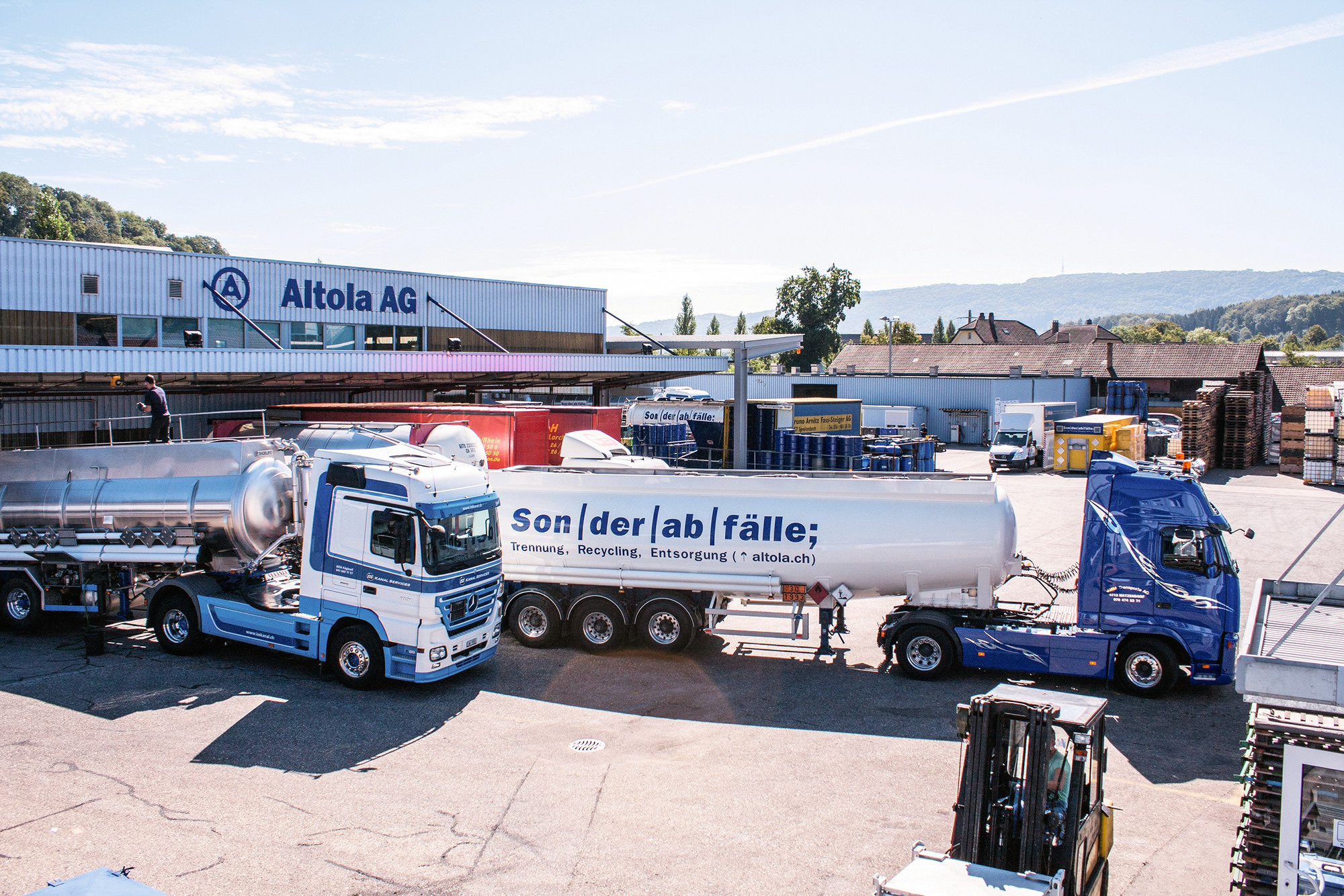 Hauptsitz Altola Recycling in Olten TIR transNews