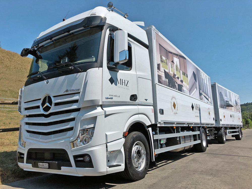 Mercedes-Benz Actros MHZ Hachtel Schwenkwandaufbau GK Grünenfelder AG TIR transNews