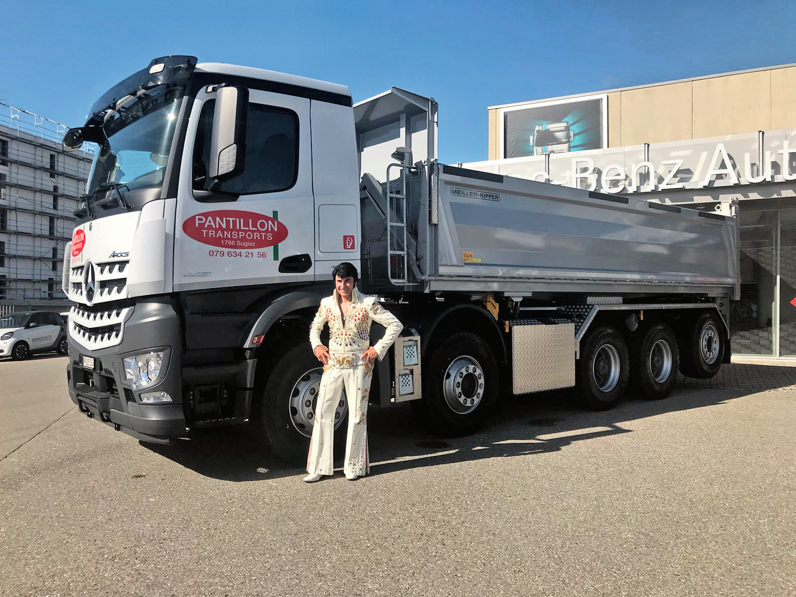 Christian «Elvis» Pantillon Mercedes-Benz Arocs 4451 LK Euro 6