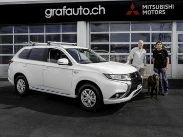 Damian Wyrsch Förster Stadt Adliswil Daniel Föllmi Karl Graf Automobile AG Mitsubishi Outlander PHEV TIR transNews