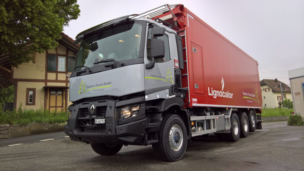 Renault C 460 P8×4 Hadorn Forst GmbH TIR transNews