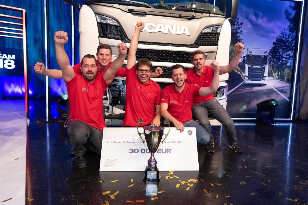 Scania Top Team Final Power Generation aus Uetendorf TIR transNews