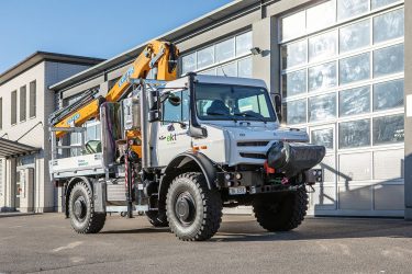 Unimog U 5023 4×4 Ostschweizer Stromversorger EKT AG TIR transNews