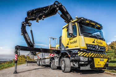 Mercedes-Benz Arocs-Vierachser Gebrüder Hodel AG TIR transNews