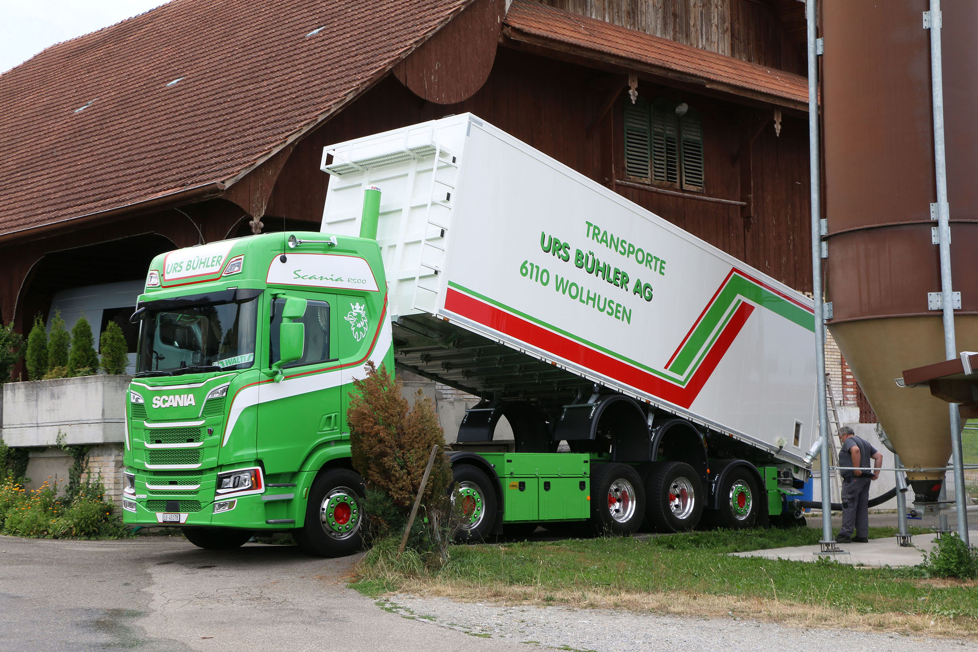  Scania 5-Achser im Fuhrpark der Urs Bühler Transporte AG TIR transNews