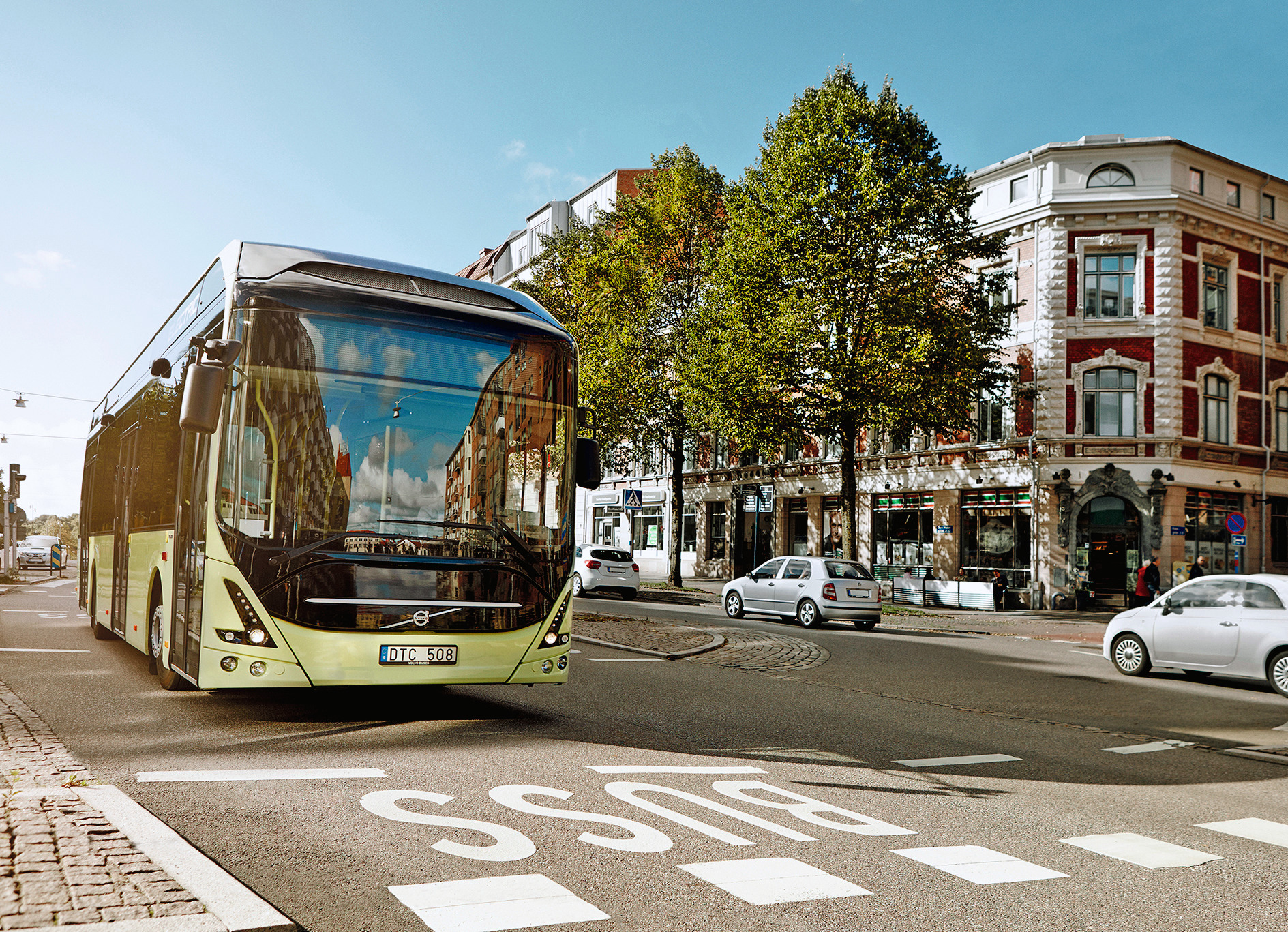 Volvo 9700 Electric Göteborg Schweden Bibliothek TIR transNews