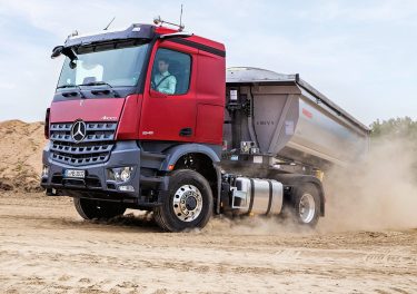 Mercedes-Benz Arocs bauma TIR transNews