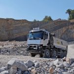 Renault Trucks im Wildegger Steinbruch TIR transNews