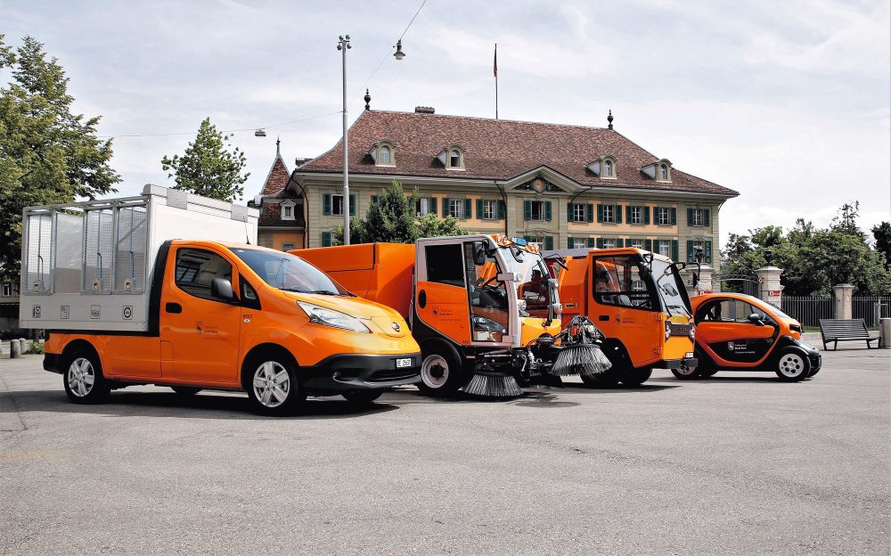 Elektrofahrzeuge Stadt Bern TIR transNews