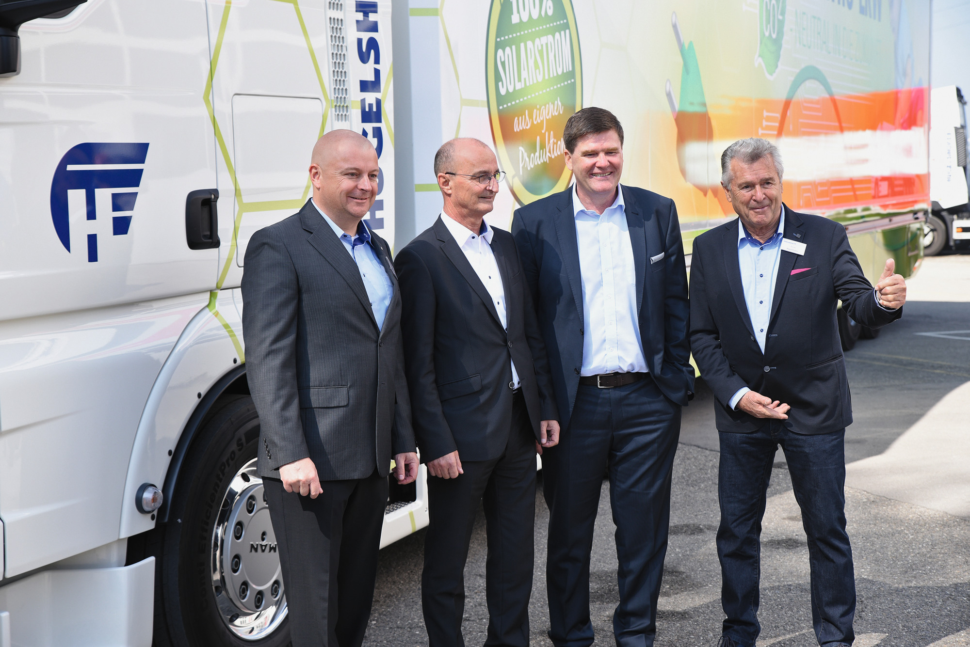 Elektro-LKW Hugelshofer Logistik Ceekon MAN TIR transNews