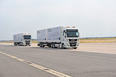 DB Schenker MAN Platooning-Praxistest TIR transNews