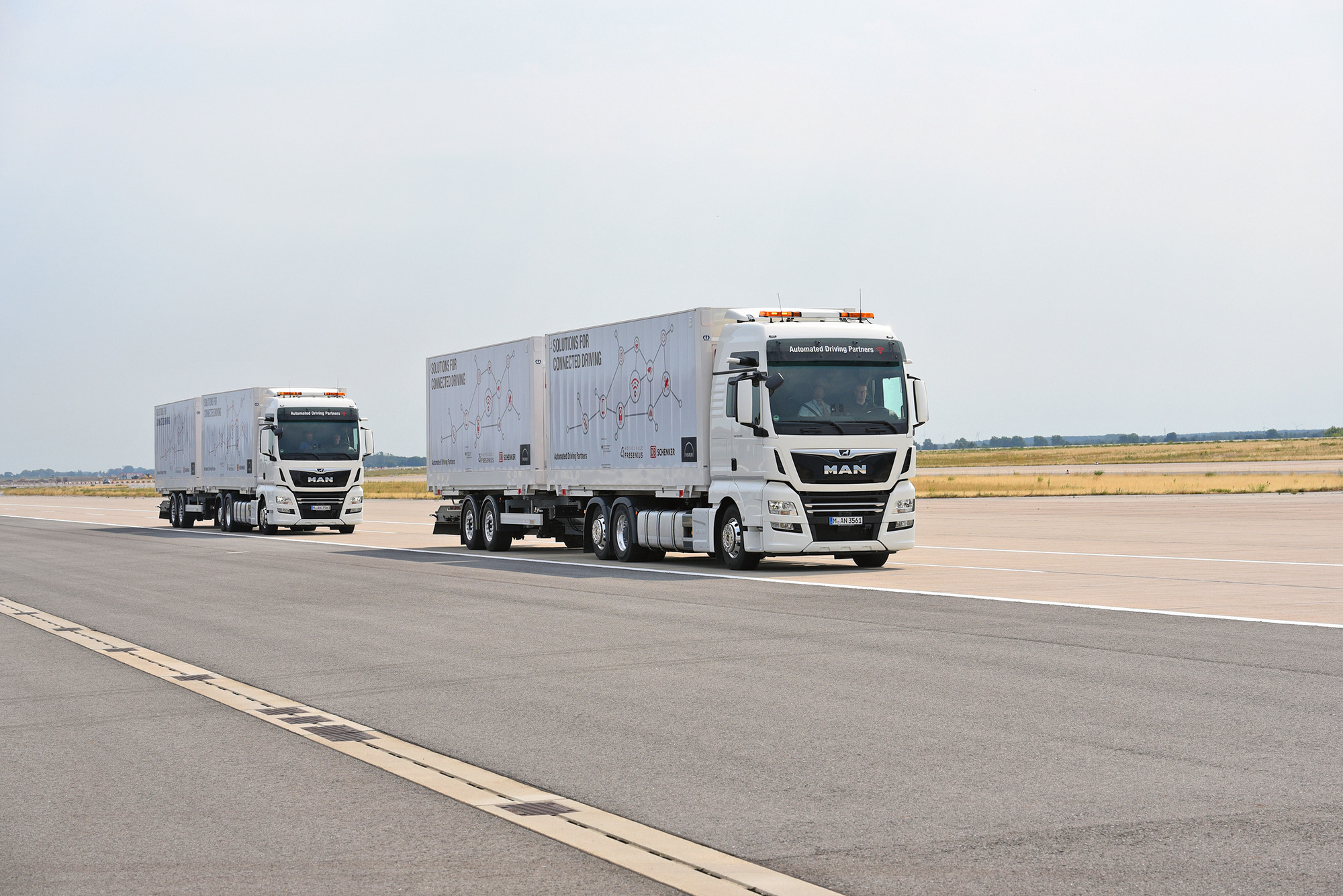 DB Schenker MAN Platooning Praxistest TIR transNews