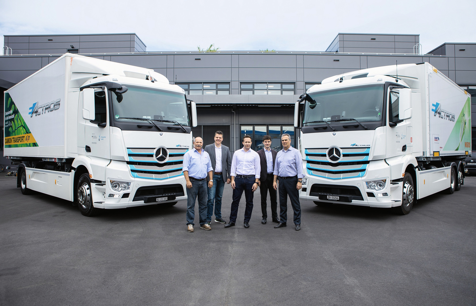 Migros und Camion Transport Mercedes-Benz eActros TIR transNews