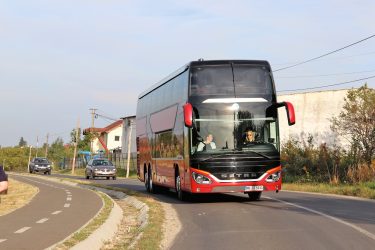 Setra S 531 DT Testbusse des Coach Euro Test CET TIR transNews