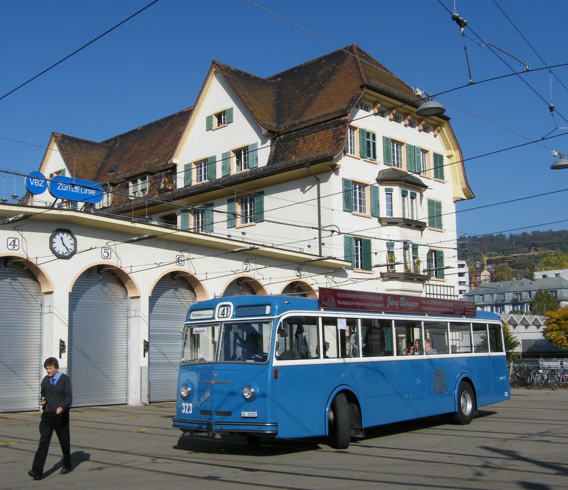 Züri-Linientag FBW 51UV Autobus TIR transNews