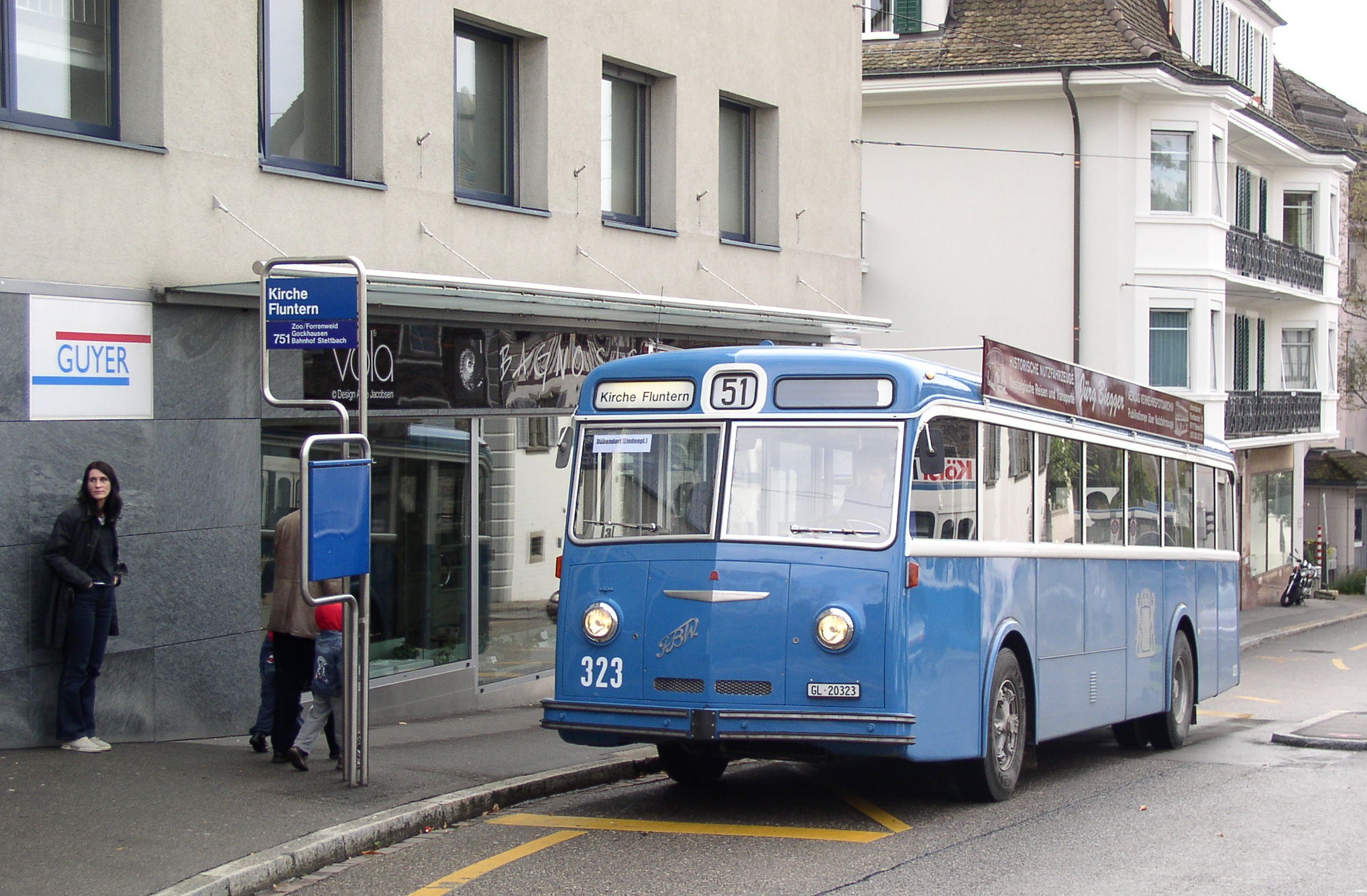 Züri-Linientag FBW 51UV Autobus TIR transNews