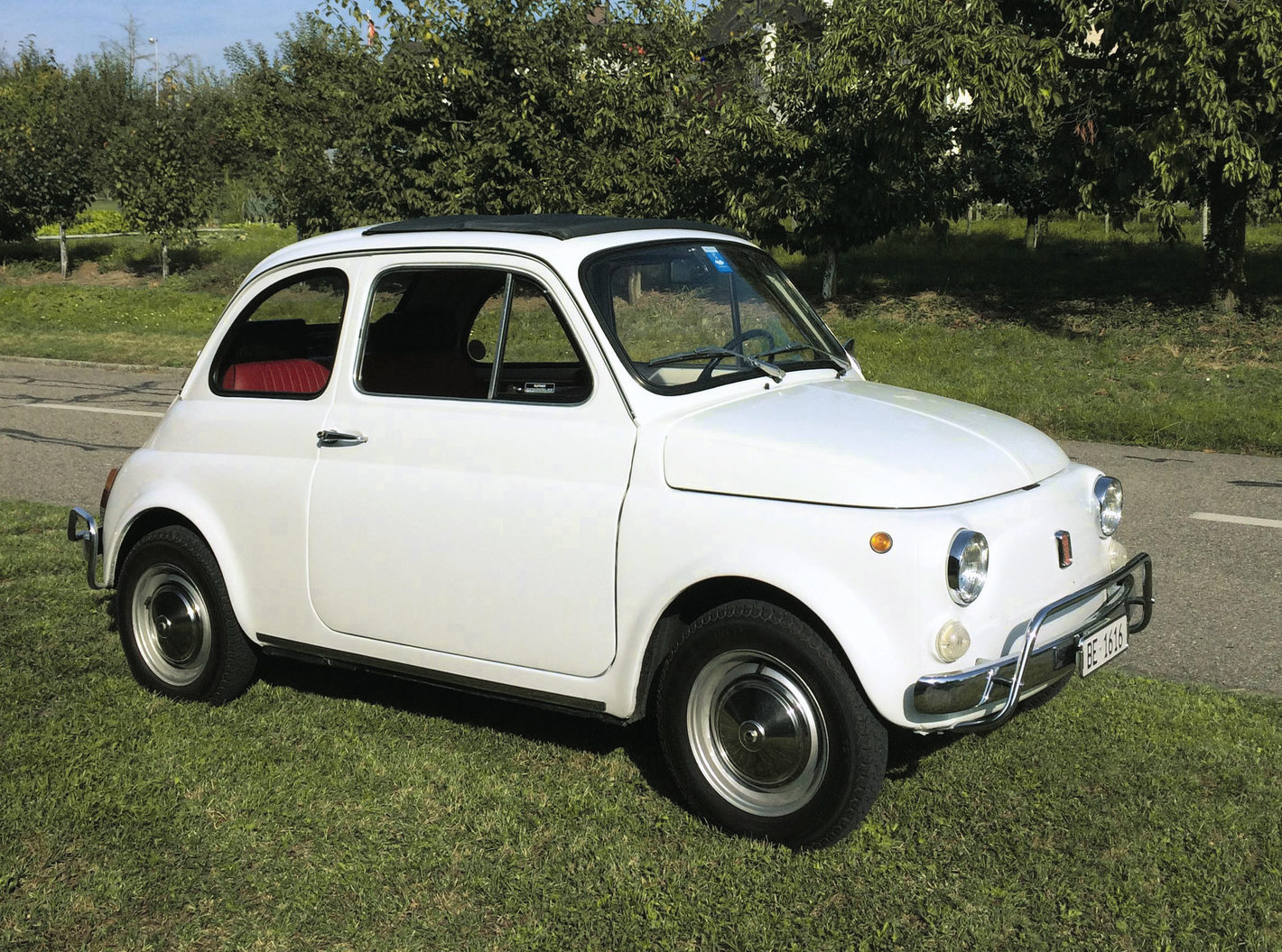 Fiat 500 Reto Bromm­ecker TIR transNews