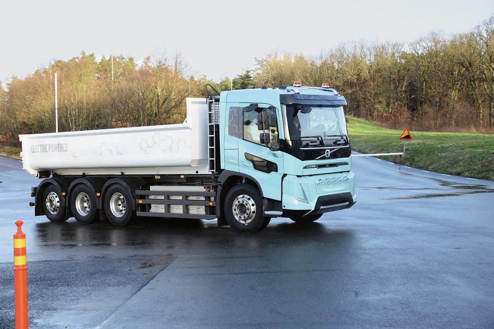 Volvo EV Elektro-Konzept-LKW Volvo Trucks TIR transNews