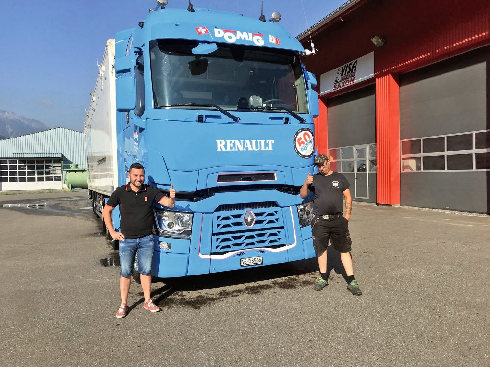 Simone Luca Agusto Donderi Reinhard Domig Transporte TIR transNews