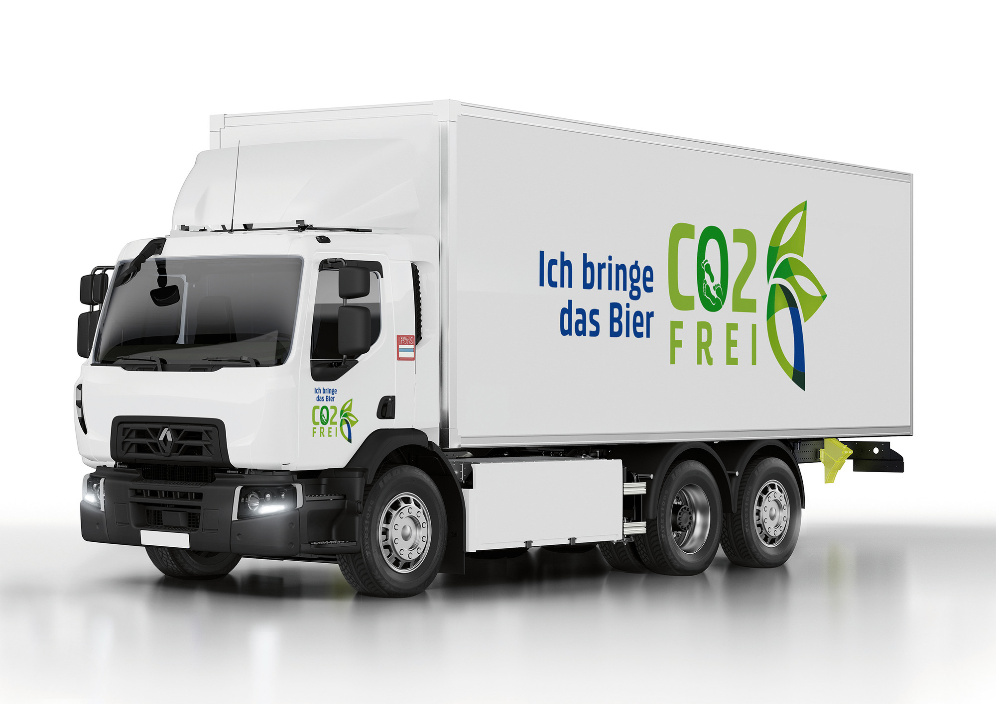 20 Elektrolastwagen Renault Trucks Carlsberg-Gruppe Feldschlösschen TIR transNews