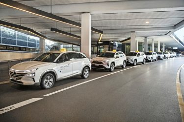 Airport Taxi Zürich Hyundai Nexo Wasserstoff TIR transNews