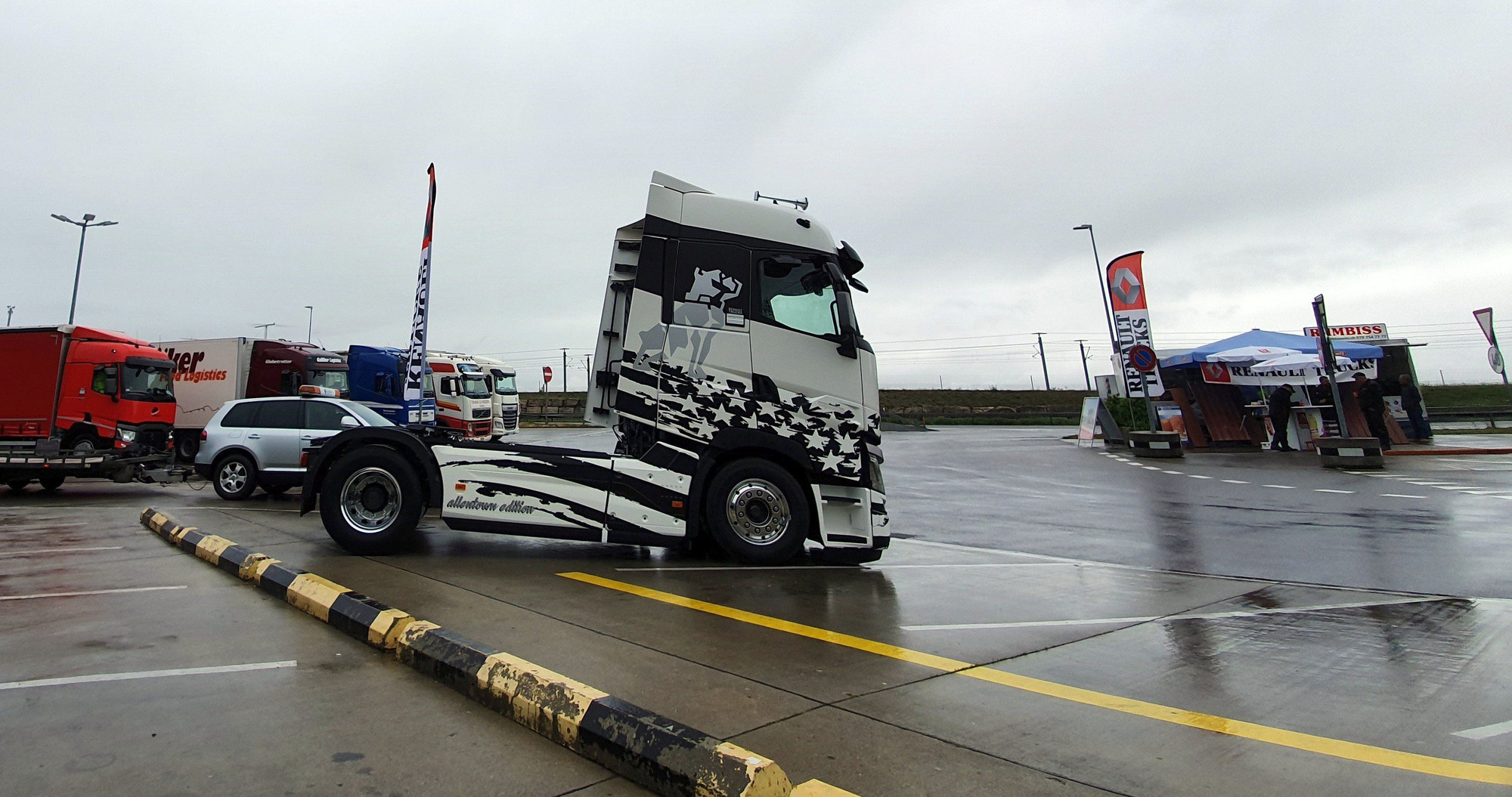 Renault Trucks Dankeschön Rastplätze A1 Berufsfahrer Hurst TIR transNews