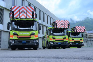 Scania Rosenbauer Autodrehleiter Tessin TIR transNews