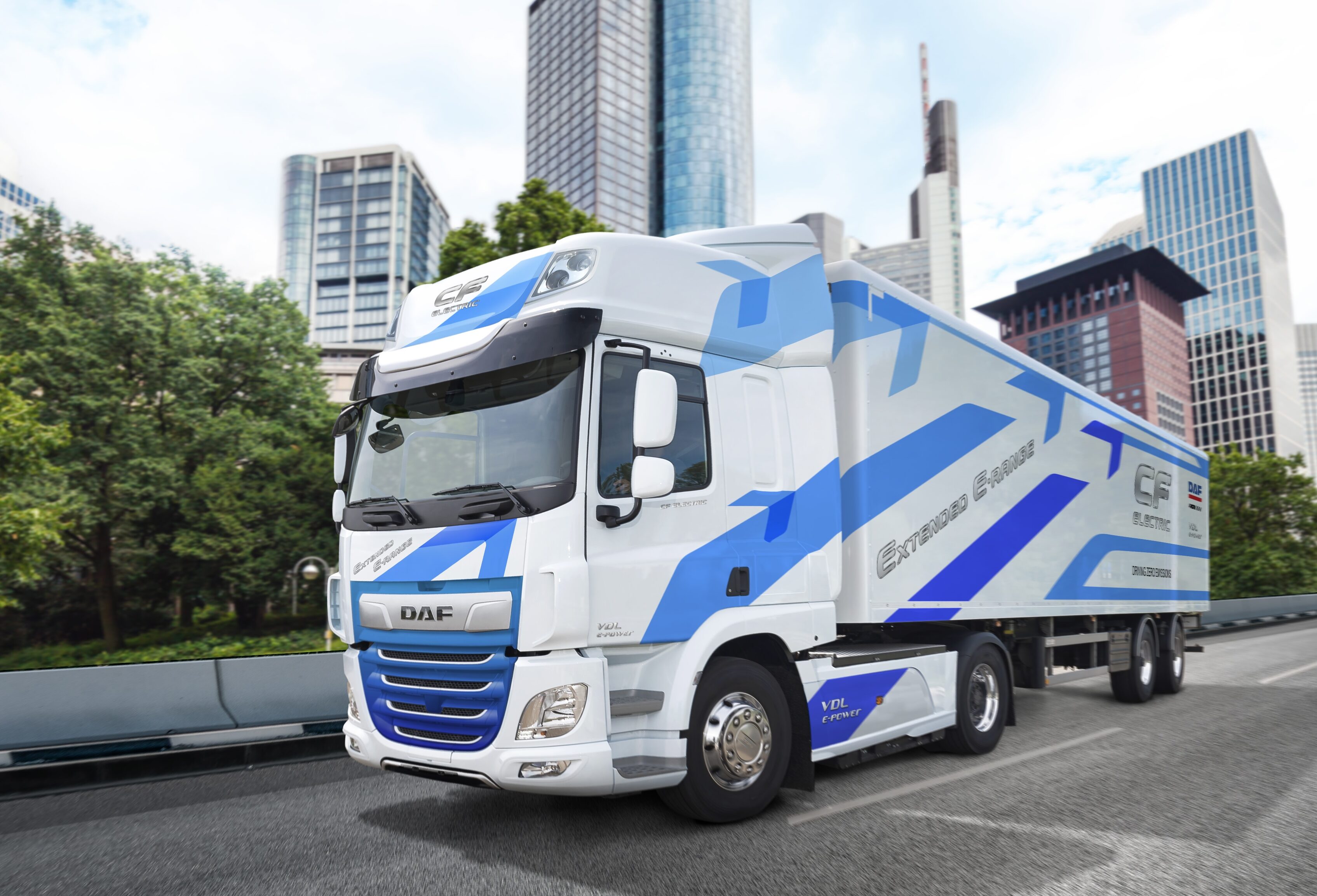 DAF CF Electric Sattelzugmaschine TIR transNews 2020