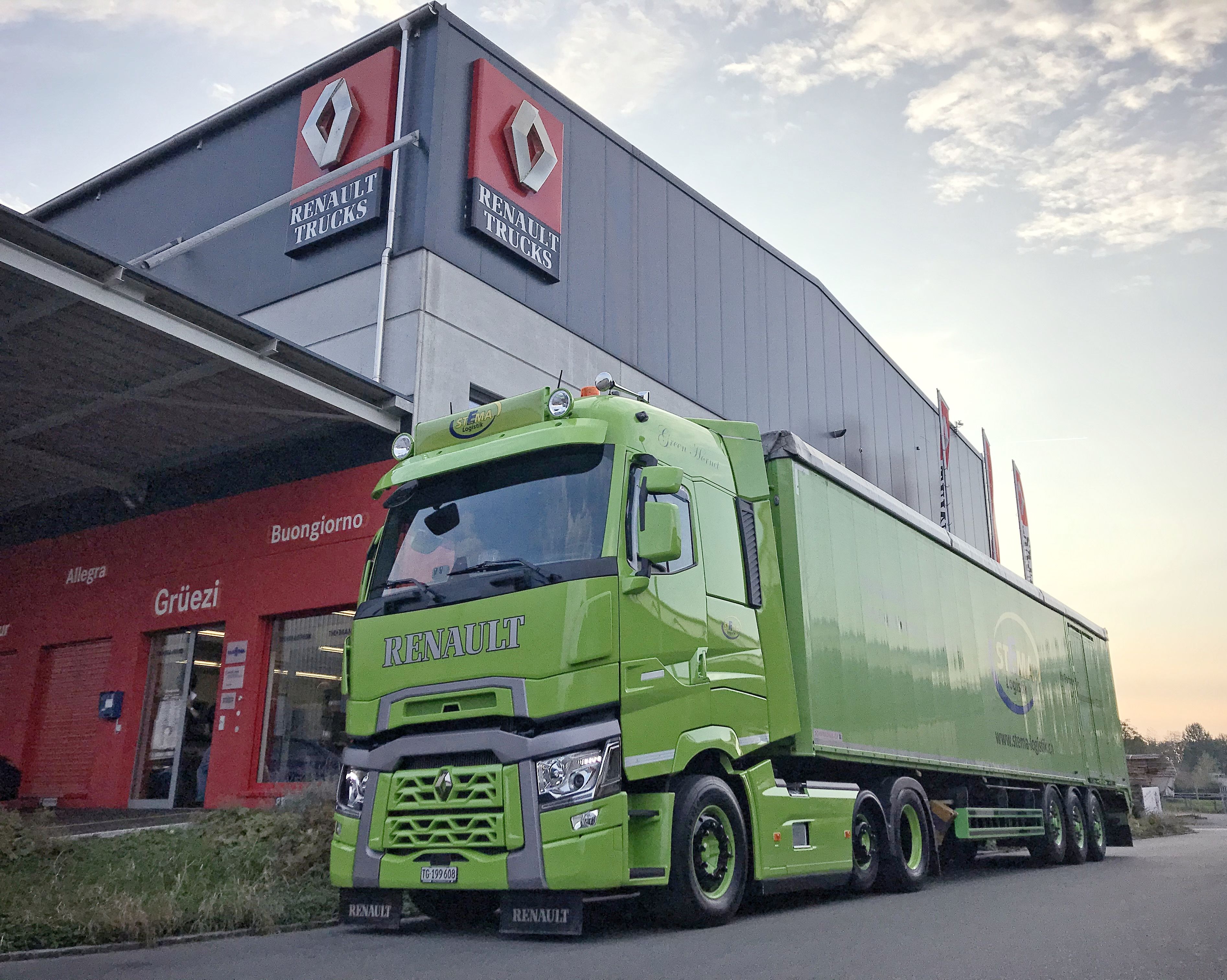 Stema Logistik Renault Trucks Babyachse TIR transNews