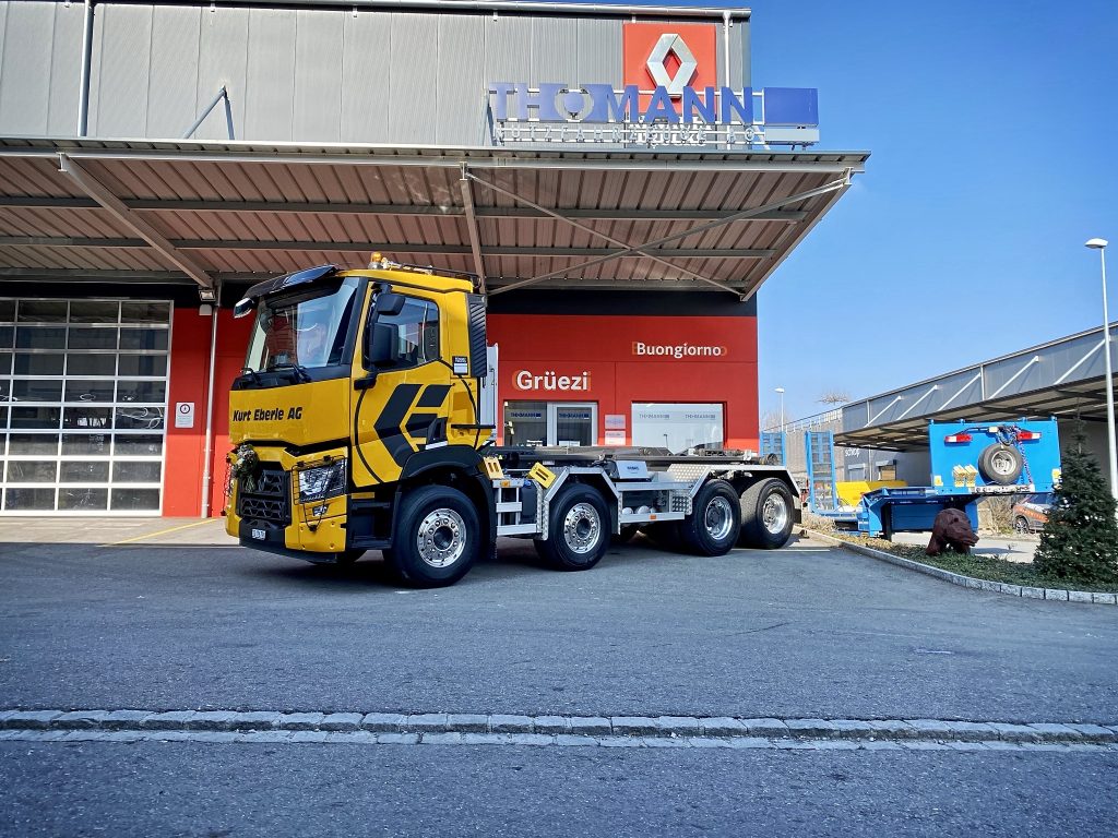 Kurt Eberle AG Renault Trucks C 460 8x4 TIR transNews