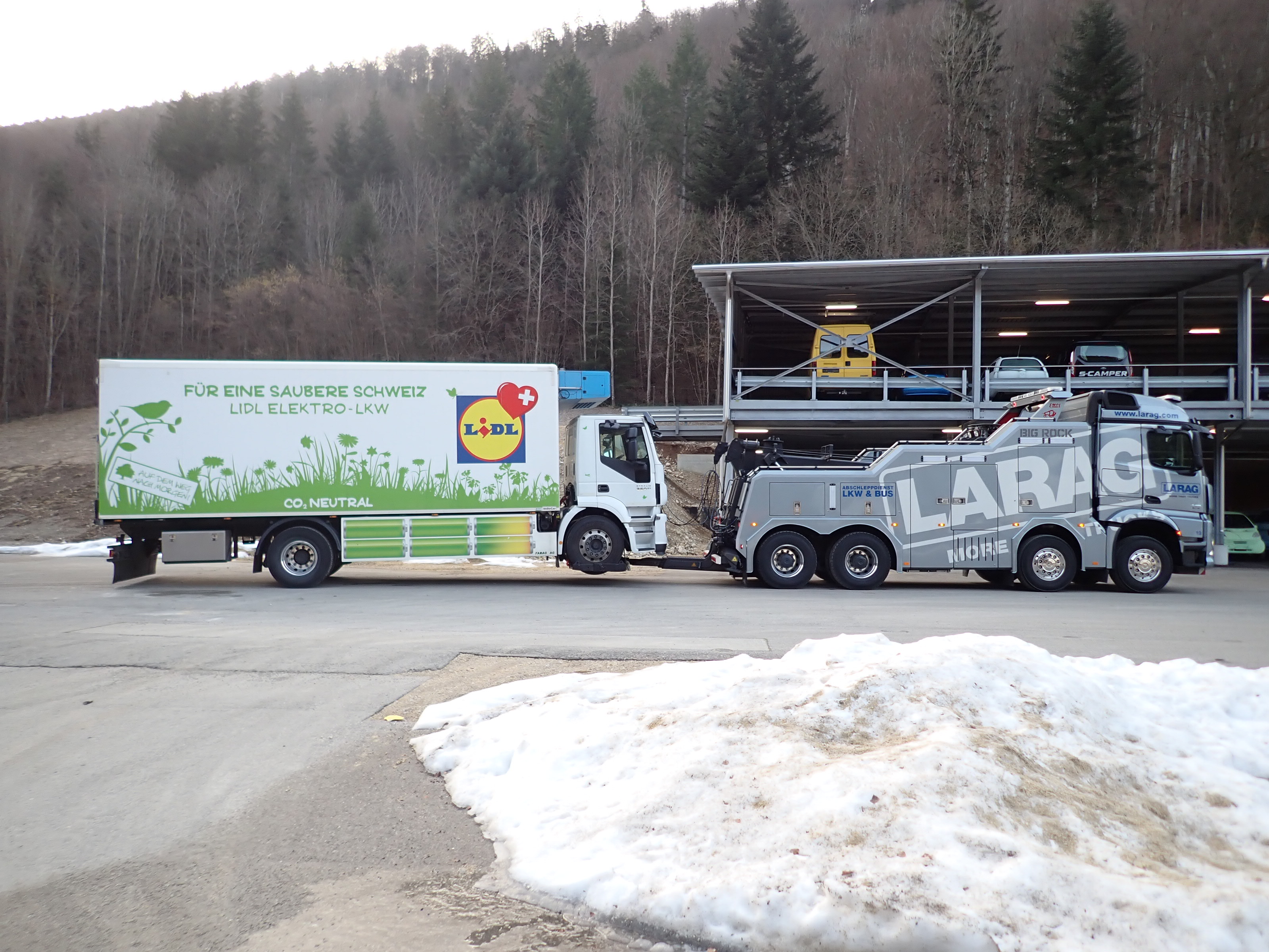 Berner Fachhochschule BFH Lidl Schweiz E-Force TIR transNews