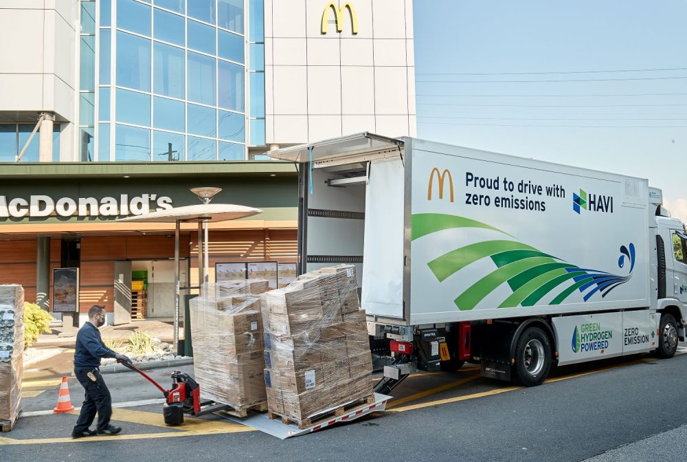 Zero Emission LWK Havi McDonald's Big Mac TIR transNews