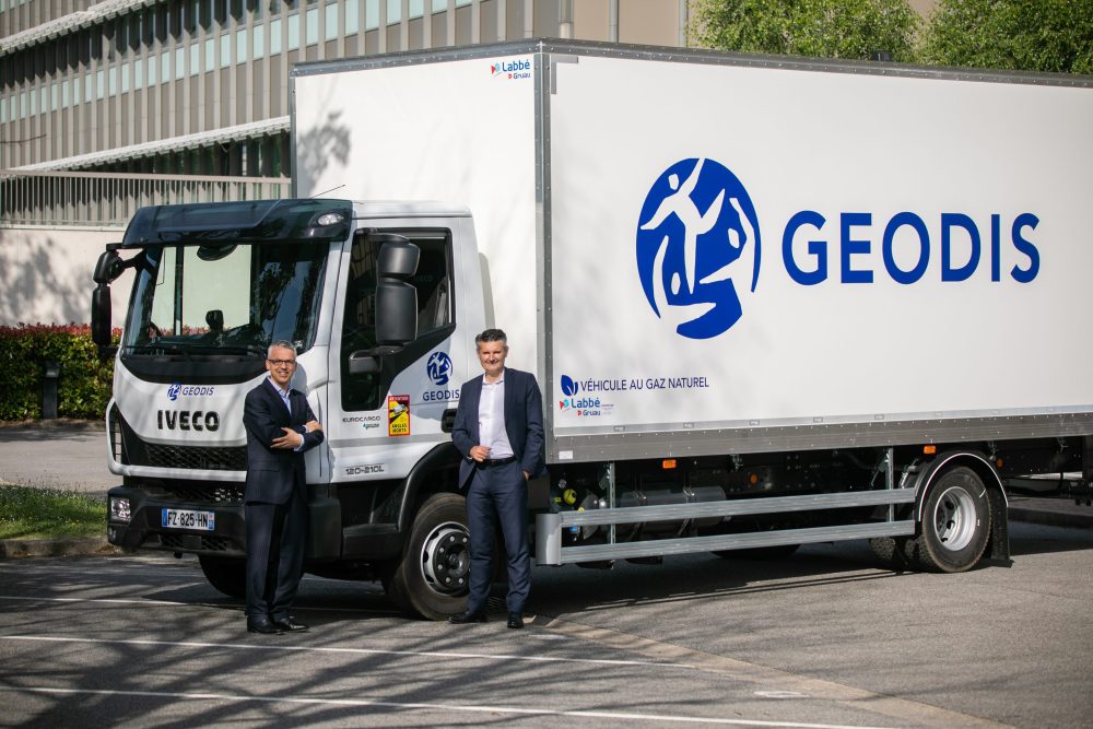 Iveco Eurocargo NP CNG Geodis TIR transNews