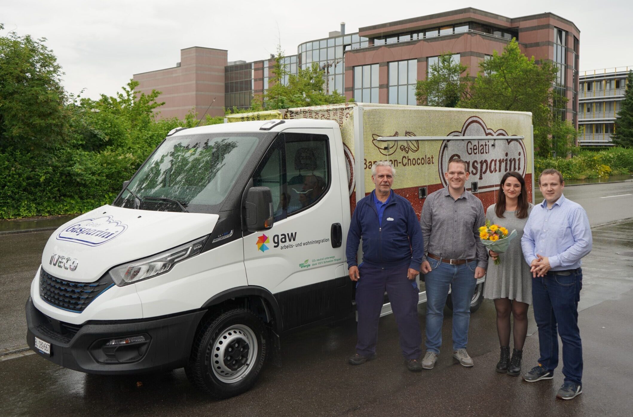 Gelati Gasparini Liefert Mit Schweizer Biogas Co2 Neutral Tir Transnews 