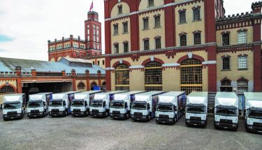 Feldschlösschen-Logistik Renault Trucks 20 E-LKW TIR transNews