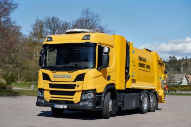 Scania Wasserstoff-Kehrichtwagen TIR transNews