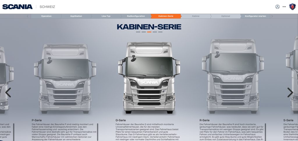 Scania Konfigurator 2021 TIR transNews